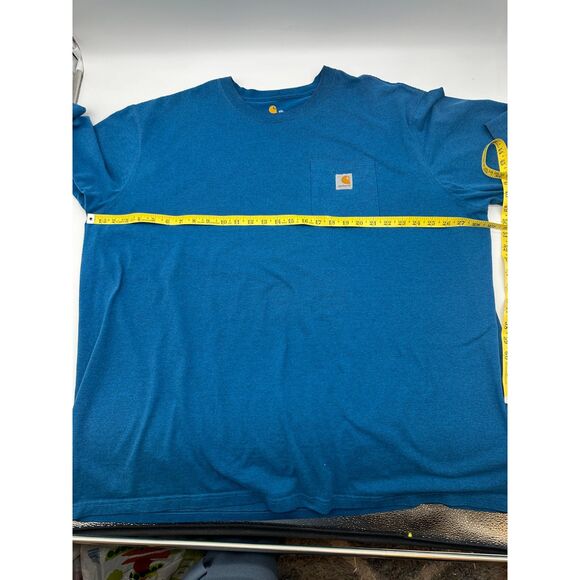 Carhartt Men’s Original Fit Heavyweight Short-Sleeve Pocket T-Shirt 4XL Cotton - Picture 3 of 7